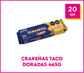 Crakeñas Taco Doradas 465g
