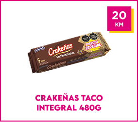 Crakeñas Taco Integral 480g