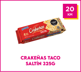 Crakeñas Taco Saltín 325g