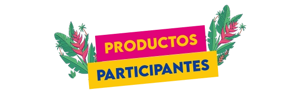 Productos participantes
